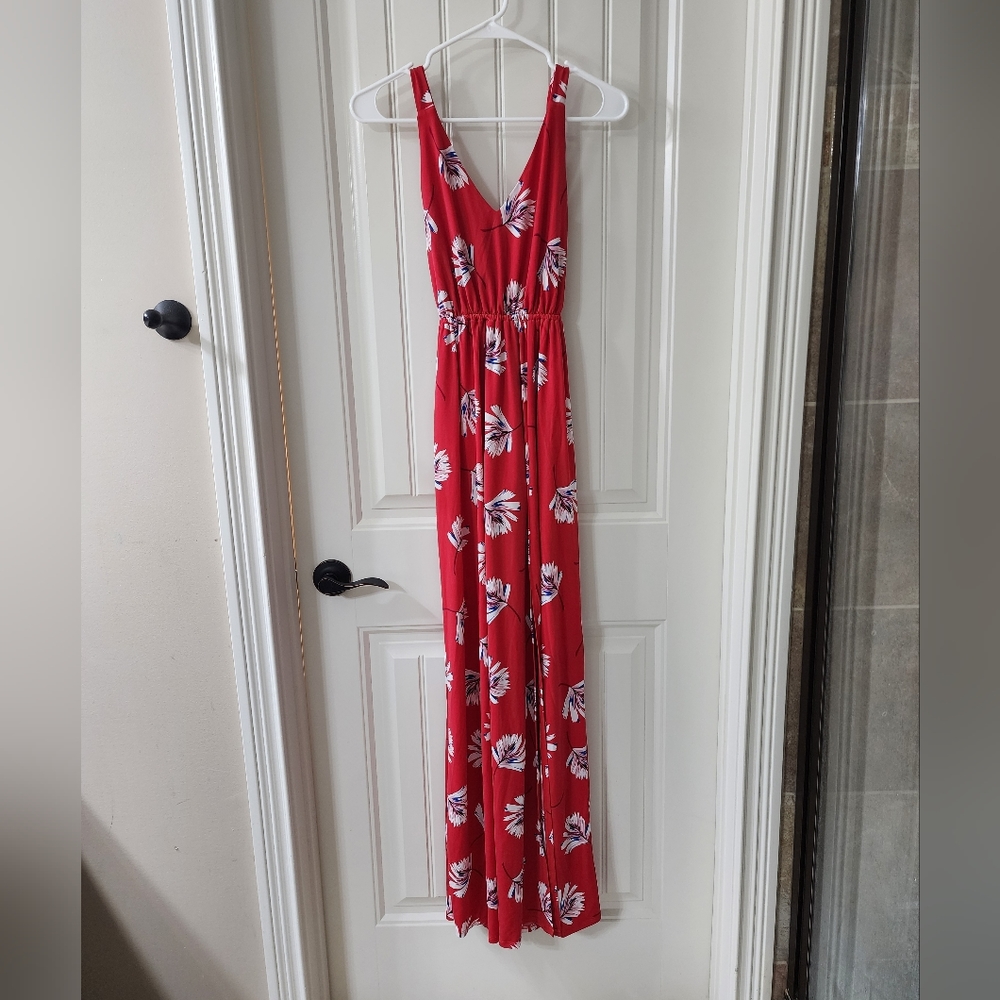 Express floral maxi dress